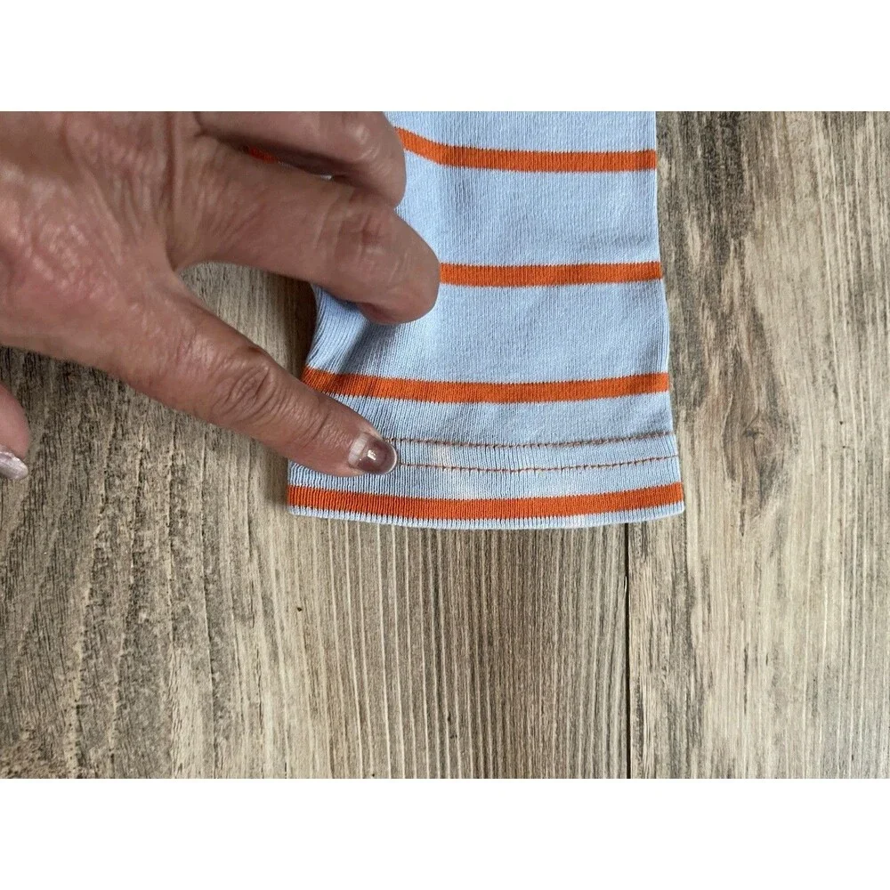 Star Wars Hanna Andersson Striped Short Pajamas Size 8/ 130 cm Blue Orange